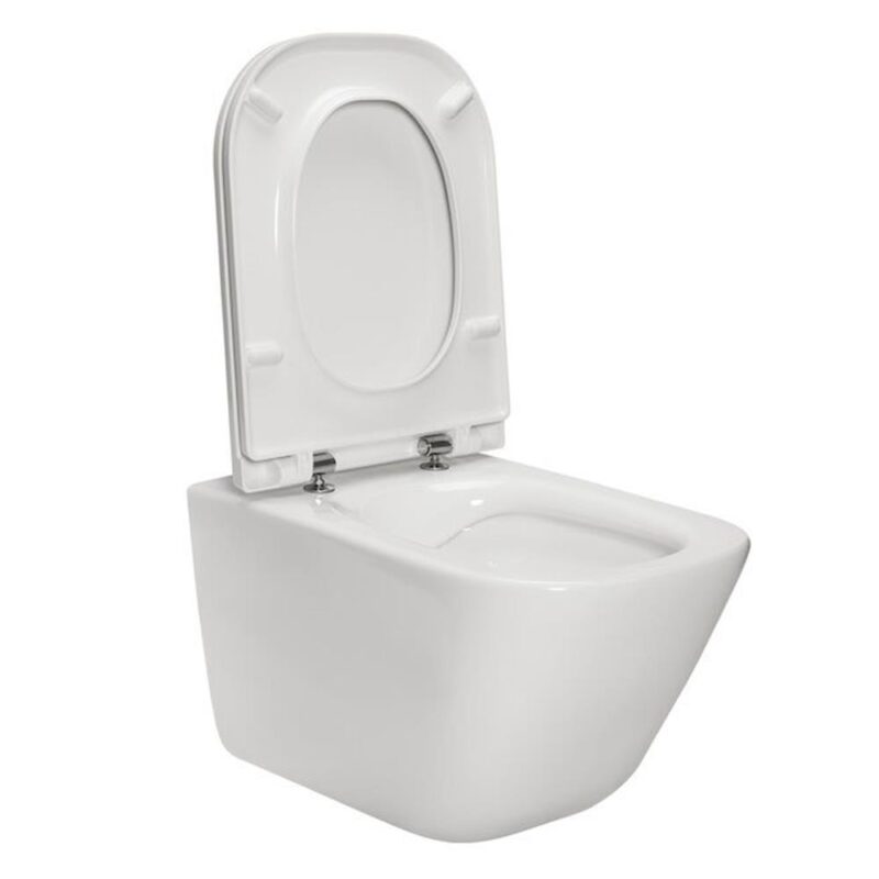 ROCA GAP KOMPLET MISKA RIMLESS Z DESKĄ SLIM